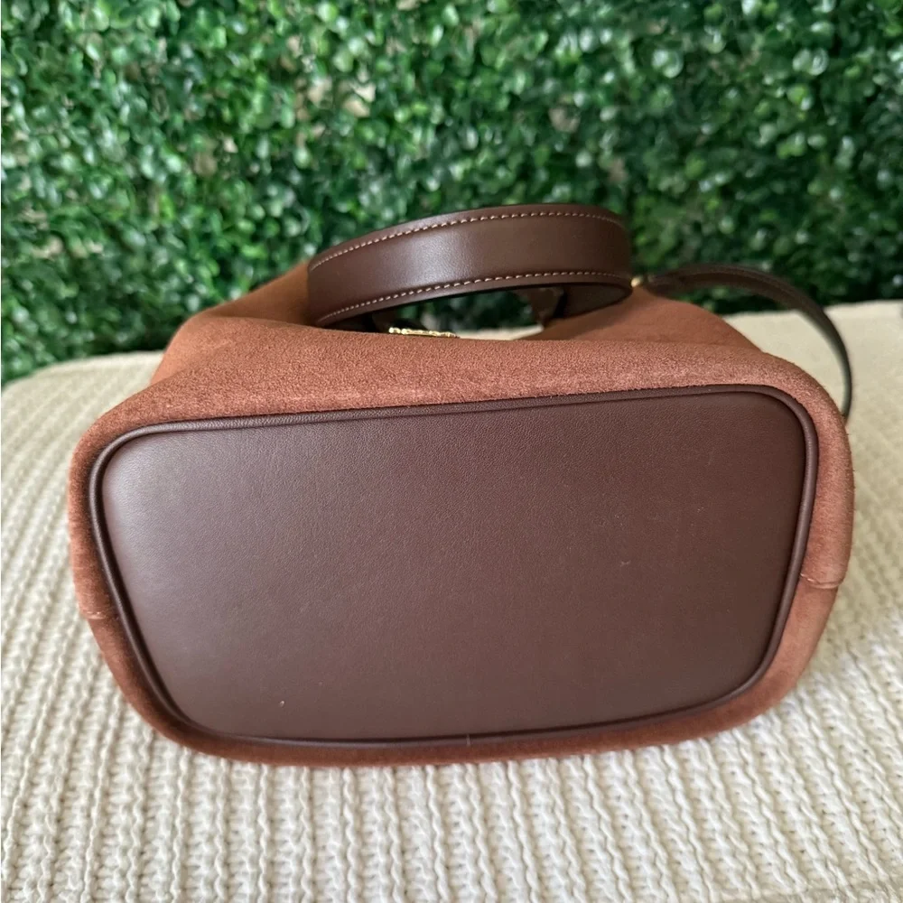 Coach Rowan Brown Suede Bucket Bag NWT